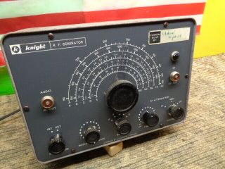 Estate Vintage Test Equipment Allied Radio Tube Knight R.  F.  Generator