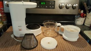Vintage Krups Brewmaster Jr 4 Cup Coffee Maker White Model 170 Small Rv Office