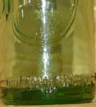 Vintage Soda Bottle,  DR PEPPER,  GREEN,  10 2 4,  JACKSON “TENNESSEE” 3