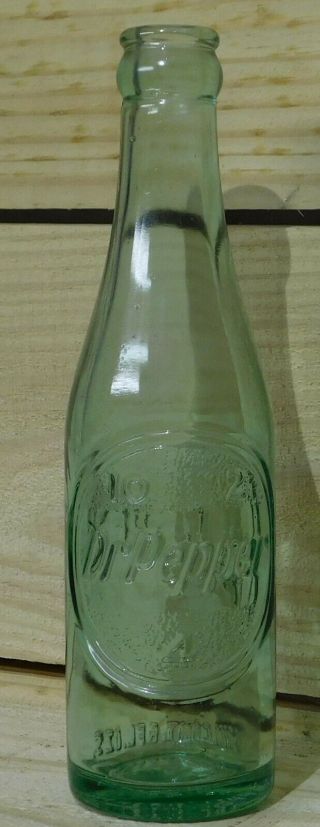 Vintage Soda Bottle,  DR PEPPER,  GREEN,  10 2 4,  JACKSON “TENNESSEE” 5