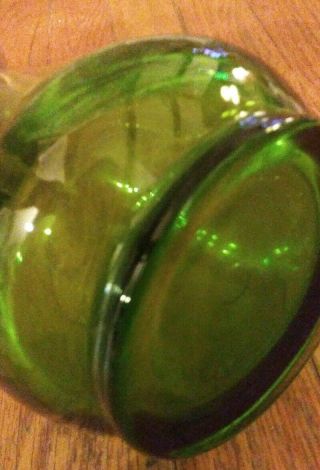MCM Viking Glass Green Swung Vase 21.  5 