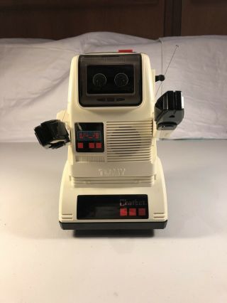 Vintage 1985 Tomy Chatbot Toy Robot Remote Control Recordable Voice 5404