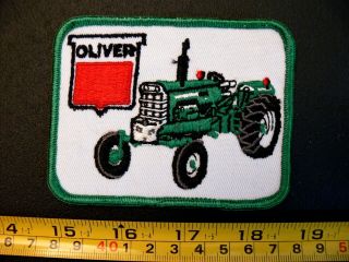 Embroidered Patch Oliver Tractor Vtg 1970 