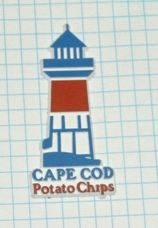 Vintage Red White Blue Cape Cod Potato Chips Logo Rubber Refrigerator Magnet 3