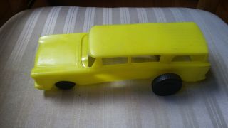 Vintage Plastic 1960 Nash Rambler Station Wagon Yellow