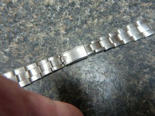 Vintage 1 - 65 Rolex Watch Band Bracelet Buckle Clasp Daytona ?? Stainless Steel