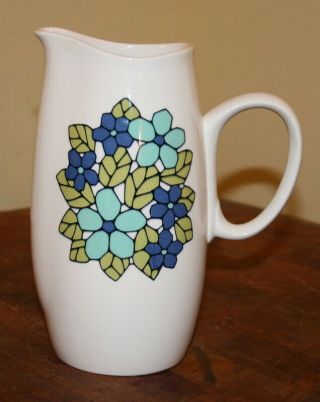 Vintage Franciscan Mid - Century Cantata 8 " Tall 32 Oz Pitcher