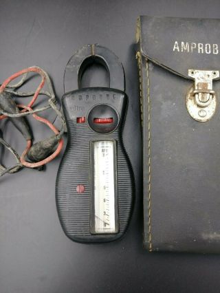 Amprobe Model Rs - 3 Ultra Analog Clamp Meter With Case And Leads