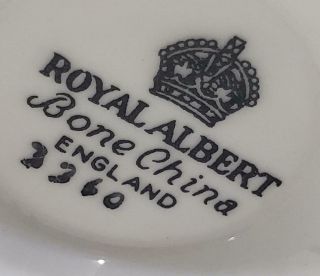 Vintage Royal Albert Bone in China Made in England Yellow and white,  RARE Teacup 5