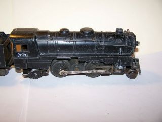 Vintage Marx 999 Locomotive and Tin York Central tender 2
