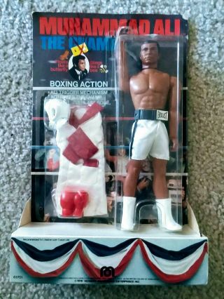 Vintage 1976 Mego Muhammad Ali Boxing Figure Doll Nip Factory