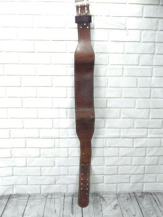 Altus Leather Weight Lifting Belt Back Support Size Large Vintage L 34 - 42
