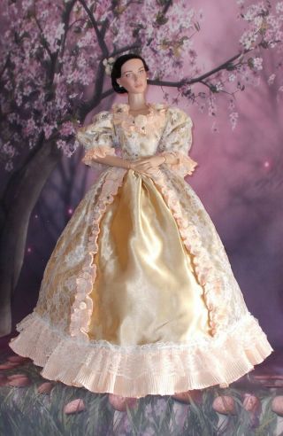 Vintage Spring Garden Gown Show On Tonner American Model & Other 22 " Dolls