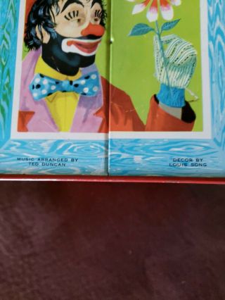 VINTAGE 1961 MATTY MATTEL TOYMAKERS JACK IN THE BOX TOY CLOWN 659 MUSICAL 7