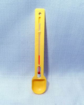 Vintage Salton Yogurt Maker Model Gm - 5 Yellow Thermostat Thermometer Spoon