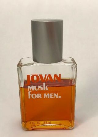 Vintage Musk For Men By Jovan Aftershave/cologne 4.  0oz.  118ml.