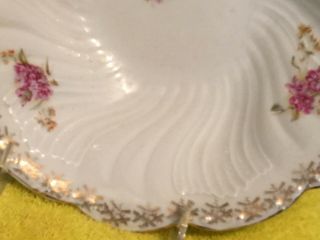 VINTAGE Early CT Serving Bowl - Floral Design - Made in Germany - Numbered 3