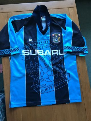 Coventry City Home Shirt 1997/1998 Vintage Football Retro Medium Men’s M
