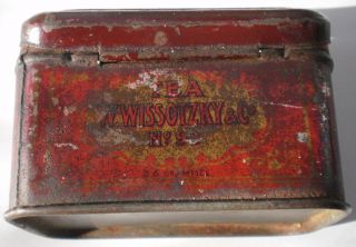 Imperial Russia 19th XIX Century Vintage W.  Wissotzky & Co Tea Box Jar 5