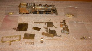 Vintage Ho Scale 1:87 Brass 2 - 6 - 4 Steam Locomotive Repair Restoration