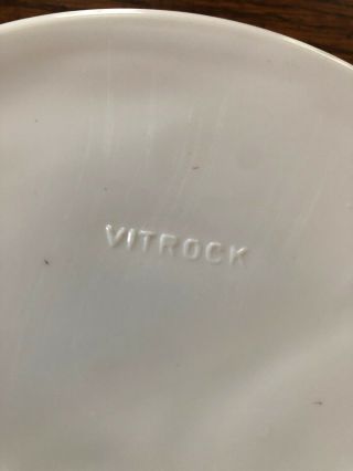 Vintage Fire King Vitrock Red Little Bo Peep Divided Baby Feeding Dish Anchor 5