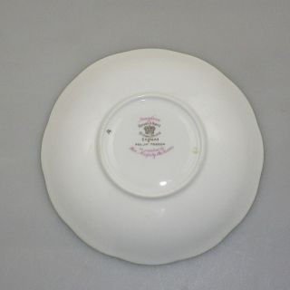 Vintage Royal Albert Crown China Cup and Saucer Foxglove No 2185 4