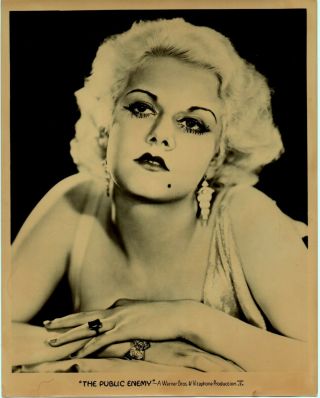 Vintage Press Photo Sexy Jean Harlow Ravishingly Breathtaking Art Deco