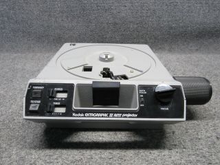 Vintage Kodak Ektragraphic Iii Amt Carousel Slide Film Projector No Remote