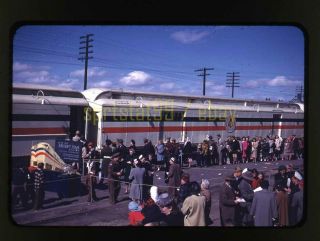 American Freedom Train - C1940s - Vintage Red Border 35mm Railroad Slide