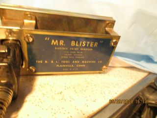 Vintage Mr.  Blister Electric Paint Stripper - 600 Watt - B&L Tool Co 3