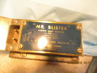 Vintage Mr.  Blister Electric Paint Stripper - 600 Watt - B&L Tool Co 8