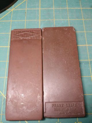 Vintage Antique Franz Swaty Hickory Razor Hone Knife Sharpening Stone