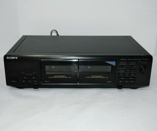 Sony Model Tc - Wr661 Vintage Stereo Dual Cassette Deck - &