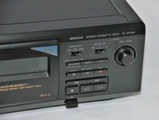 Sony Model TC - WR661 Vintage Stereo Dual Cassette Deck - & 2