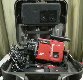 Vintage JVC GR - C7U Video Camcorder Camera Back To The Future w/ Orig Case & Box 4