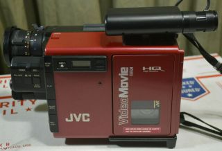 Vintage JVC GR - C7U Video Camcorder Camera Back To The Future w/ Orig Case & Box 6