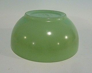 Vintage FIRE KING OVEN WARE Jadeite Green Glass Cereal Chili Bowl 3