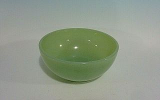 Vintage FIRE KING OVEN WARE Jadeite Green Glass Cereal Chili Bowl 4