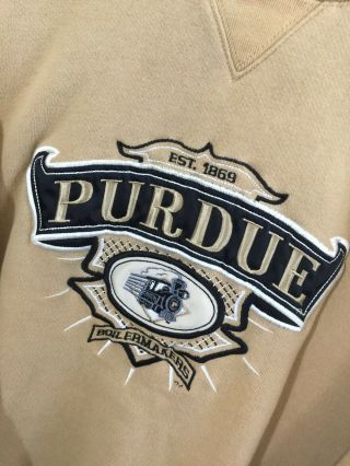 Vintage Purdue Boilermakers Crewneck Sweatshirt XL 2