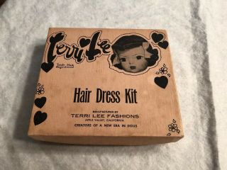 Rare Orig Terri Lee Doll Hair Dress Kit