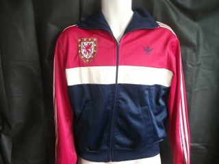 Vintage Adidas Wales 1985 Football Shirt/ Jacket