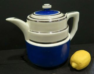 Large 2 Qt 8 Cup Vintage Hall Superior Quality Kitchenware Usa Coffee Teapot Tea