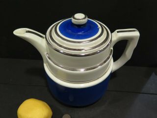 LARGE 2 QT 8 CUP Vintage Hall Superior Quality Kitchenware USA Coffee Teapot TEA 2