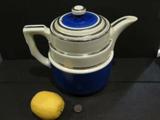 LARGE 2 QT 8 CUP Vintage Hall Superior Quality Kitchenware USA Coffee Teapot TEA 3