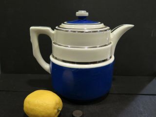 LARGE 2 QT 8 CUP Vintage Hall Superior Quality Kitchenware USA Coffee Teapot TEA 4