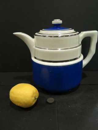 LARGE 2 QT 8 CUP Vintage Hall Superior Quality Kitchenware USA Coffee Teapot TEA 8