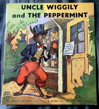 Uncle Wiggily And The Peppermint / 1939 / B 3600/ Platt & Munk Co / Vintage