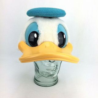 Vintage Donald Duck Mesh Snapback Costume Hat Disney Character Fashions Adult