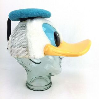 Vintage Donald Duck Mesh Snapback Costume Hat Disney Character Fashions Adult 3