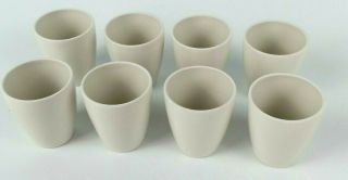 8 Vtg Coors Porcelain Perforated Gooch Crucible Chemistry Coors Usa Model 60148